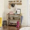 Platina Brown Low Bookcase  HOMZY  2323.003