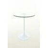 Tulip Table with Glass Top  HOMZY