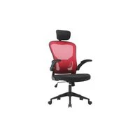 JACKSON HIGH BACK MESH CHAIR-RED  HOMZY  X-897A-RED
