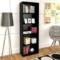 Multy Bookcase Black  HOMZY  BC4146BLK