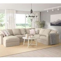 Kelley U Shape Sofa + 3 Free Cushions  HOMZY  HS447
