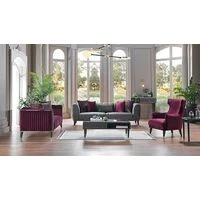 Patricia Living Room Set + 3 Free Cushions  HOMZY  HS1344
