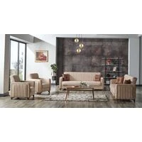 Ross Living Room Set + 3 Free Cushions  HOMZY  HS1362