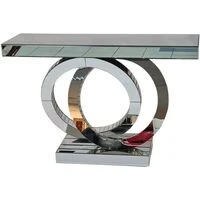 Florence Console Table Silver  HOMZY