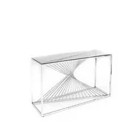 Layla console table- Silver  HOMZY