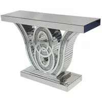 Octavo Console Table Silver  HOMZY