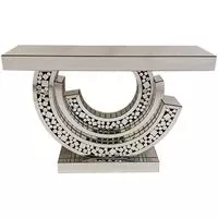 Signy Console Table Silver  HOMZY