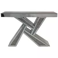 Vanessa Console Table Silver  HOMZY