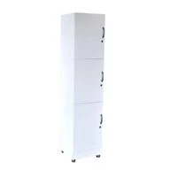 Single door cupboard – White – Raised – Locally Manufactured  HOMZY  KUVITAPWG