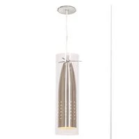 Cord Pendant with Clear Glass  HOMZY  PEN2298/1 SATIN