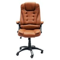 Kiara Office Chair-Brown  HOMZY