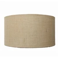 S138 Large Drum Size Lamp Shade | Hessian Material  HOMZY  S138H