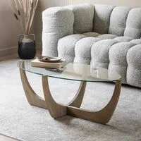 Brixton Glass Coffee Table  HOMZY  D033