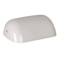 Glass Bankers Lamp Shade Cover Replacement (Milk White)  HOMZY  PART802
