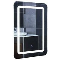 Rectangle Mirror with On / Off Mirror Switch | ML036 LED  HOMZY  ML036 LED