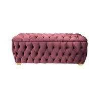 Designer Concepts Ava Storage Box Large- Queen- Pink  HOMZY
