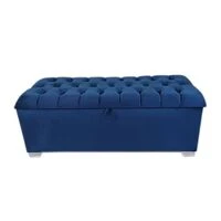 Designer Concepts Connor Storage Box - Large- Double - Royal Blue  HOMZY