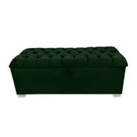 Designer Concepts Connor Storage Box- Large -King- Emerald Green  HOMZY