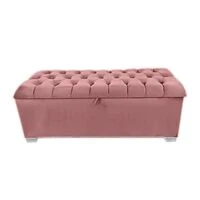 Designer Concepts Connor Storage Box- Large -Queen- Pink  HOMZY