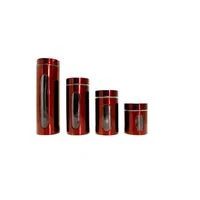 Red Canister with Window  HOMZY  CH532