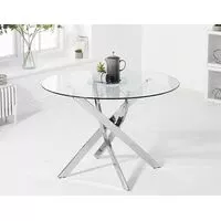 Giselle 140cm 4 seater round dinning table  HOMZY  ASH036a