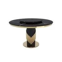 Luxury Round Marble Dining Table  HOMZY
