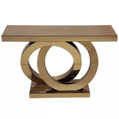 Shalima Console Table Silver  HOMZY