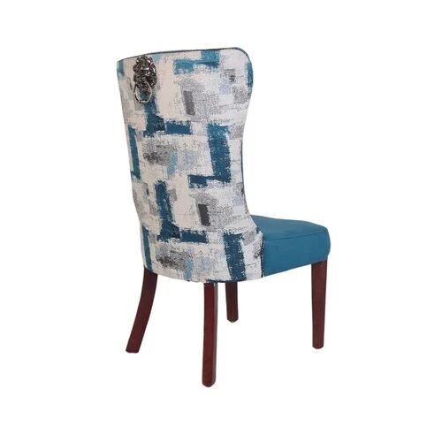 Sarah Dinning Room Set of Two Chairs- Blue  HOMZY