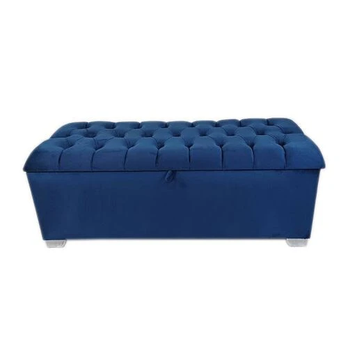 Designer Concepts Connor Storage Box- Large -Queen-Royal Blue  HOMZY