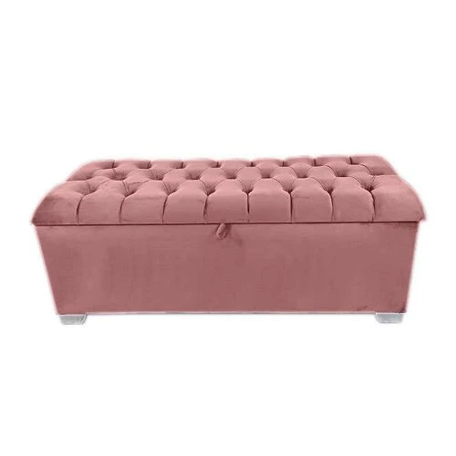 Designer Concepts Connor Storage Box- Medium-Queen-Pink  HOMZY