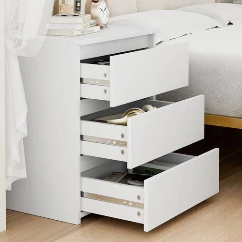 Cullinan 3 drawer Bedside Table  HOMZY