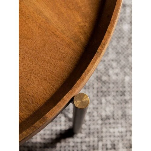 Roundhouse Coffee Table in Nutmeg  HOMZY