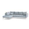 Stefanie L Shape Sofa + 3 Free Cushions  HOMZY  HS451
