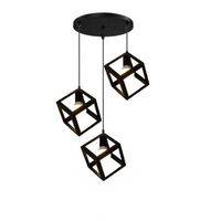 Metal Pendant with Square Box Pattern - Disc 3 Cover  HOMZY  DL0076