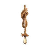 Rope Style Pendant Lamp 2M And Tungsten Bulb Value Pack  HOMZY  DL0018