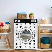Laundry Basket - Washing Machine & Flatpack Design  HOMZY  170425450 RED/WHITE
