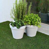 Flowerpot with Drainage Holes - 3-in-1 Planters  HOMZY  Y54197800