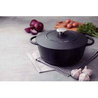 Tramontina 28cm 6ltr Cast Iron Casserole with Non-Stick Coating  HOMZY  20805/028