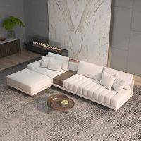 Rebecca L Shape Sofa + 3 Free Cushions  HOMZY  HS522