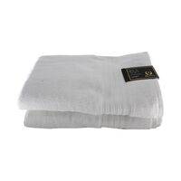 Big and Soft Luxury 600gsm 100% Cotton Towel – Bath Towel – Pack of 2 - White  HOMZY  TWL305