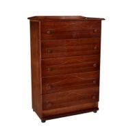 Brown Chest Of Drawers – Locally Made – Raised  HOMZY  COD5BR