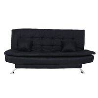 Torres Sleeper Couch - Fabric (RE) - Black  HOMZY
